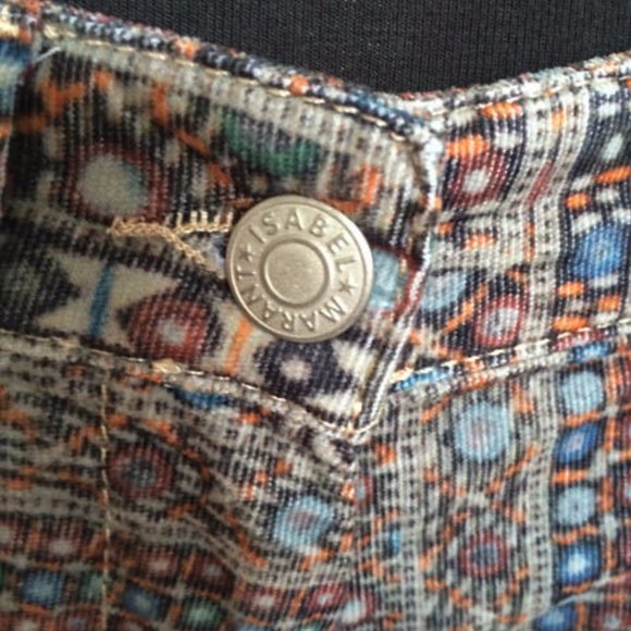 ETOILE ISABEL MARANT SIZE 36 MULTICOLORED PANTS - Picture 15 of 16